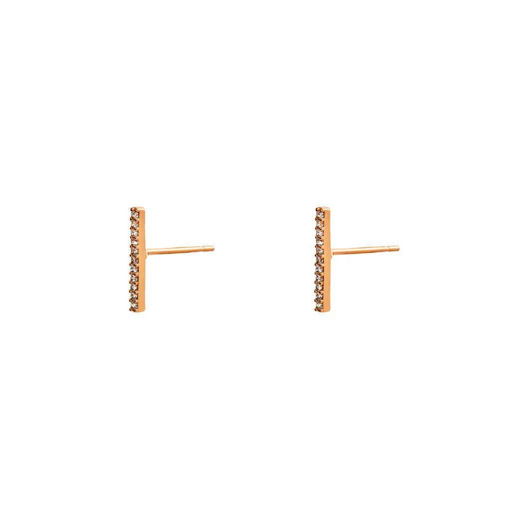 Bo long crystal bar earring - Image 3