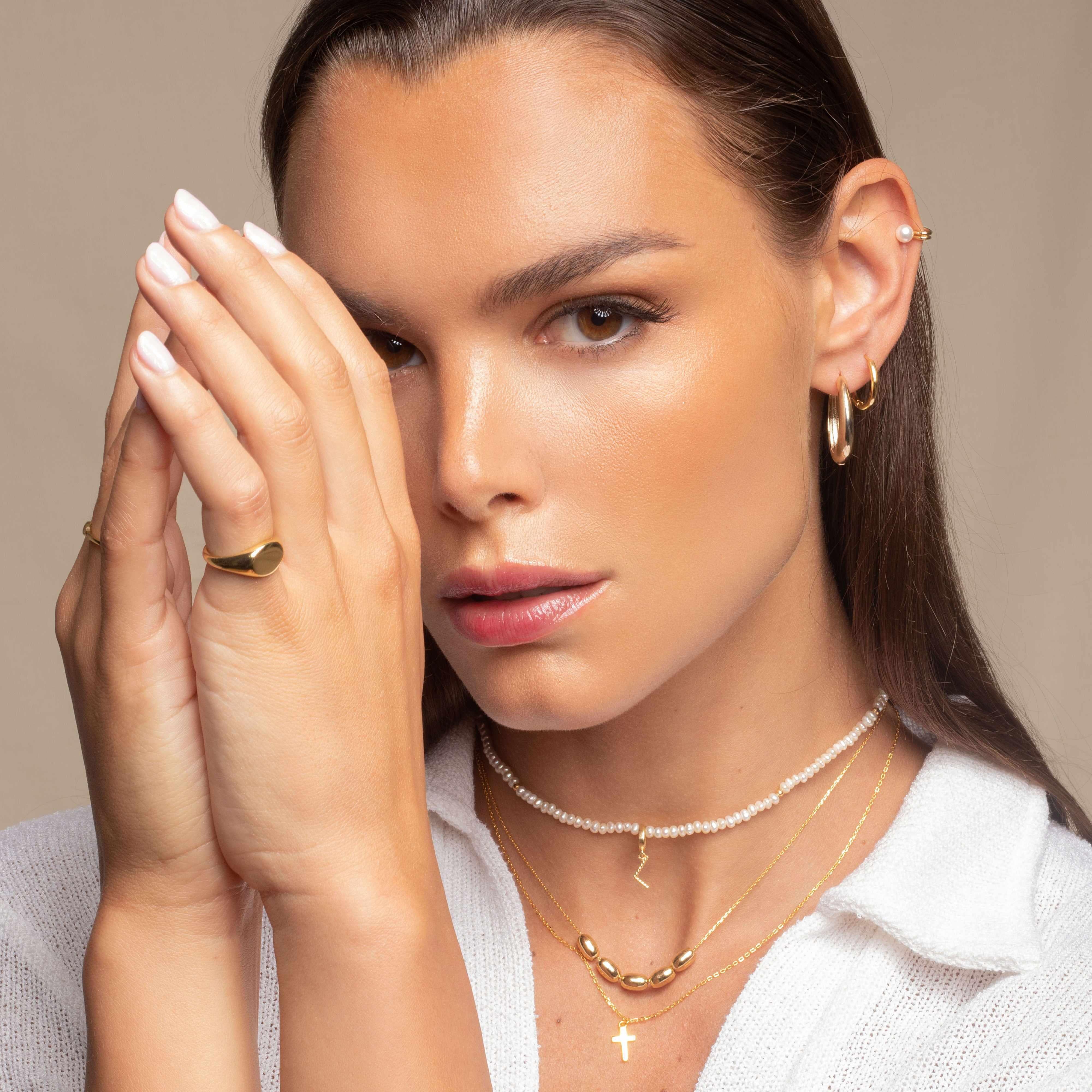 Demi pearl ear cuff - Image 2