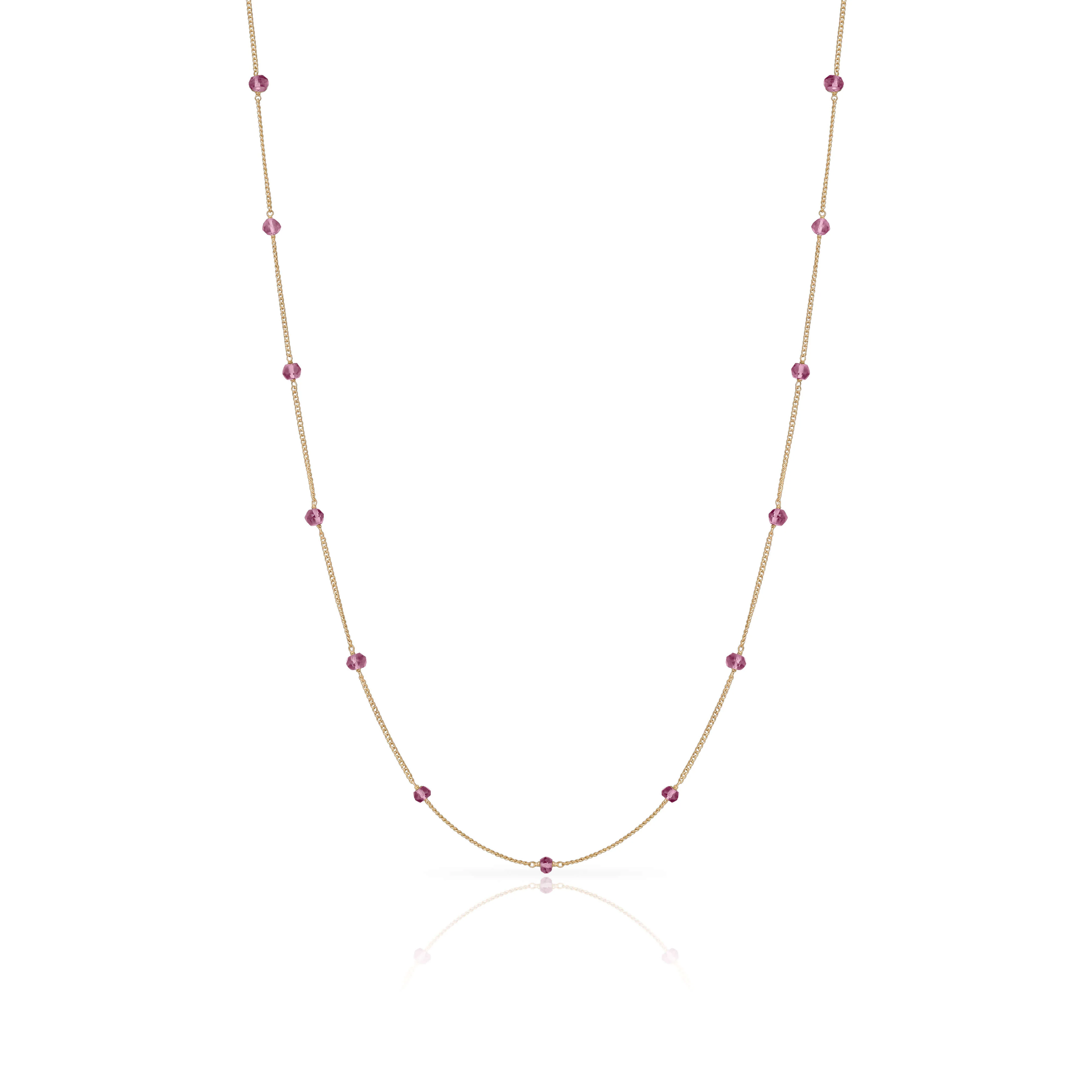 Amalia gold semi precious necklace - Image 11
