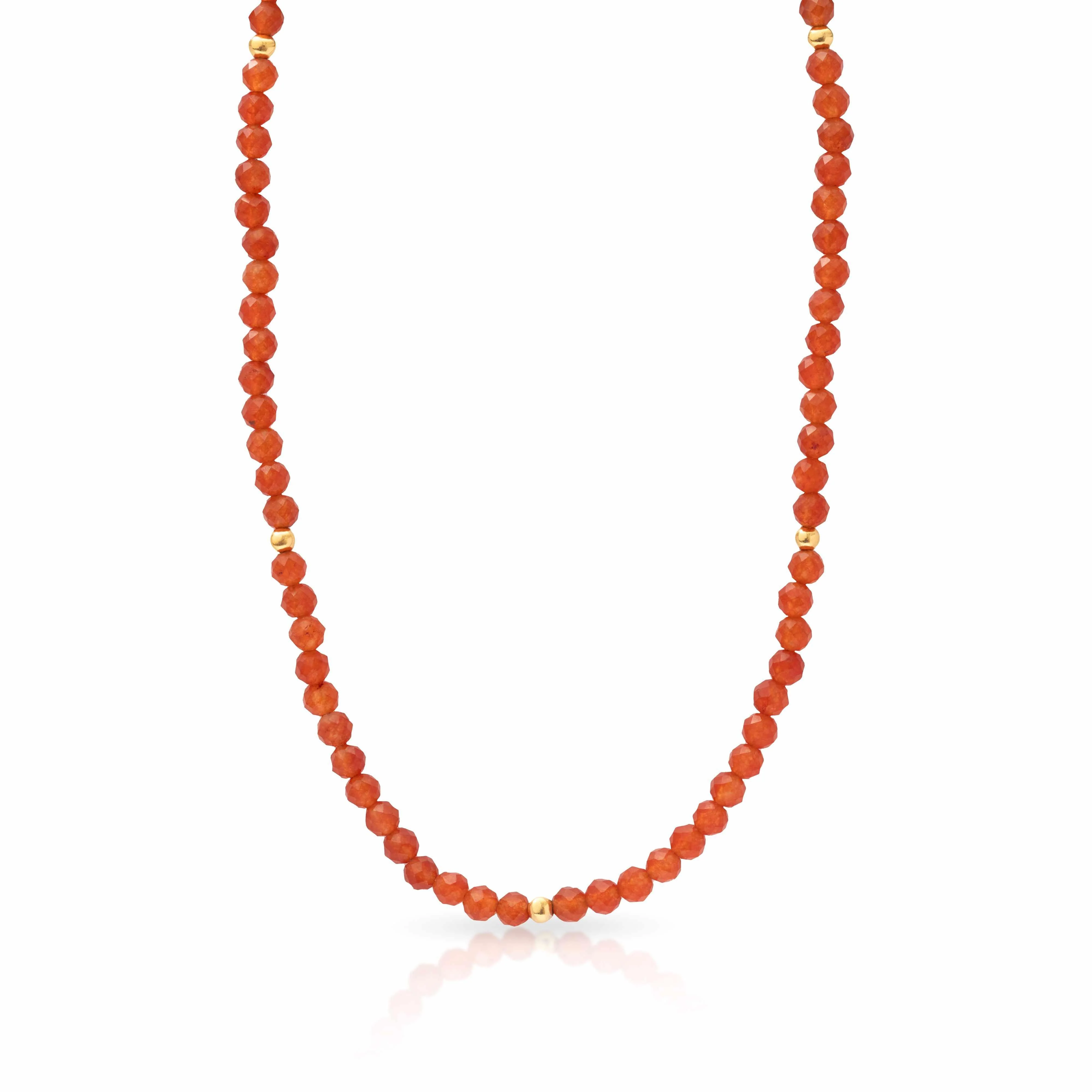 Klara gold vermeil semi precious necklace - Image 11