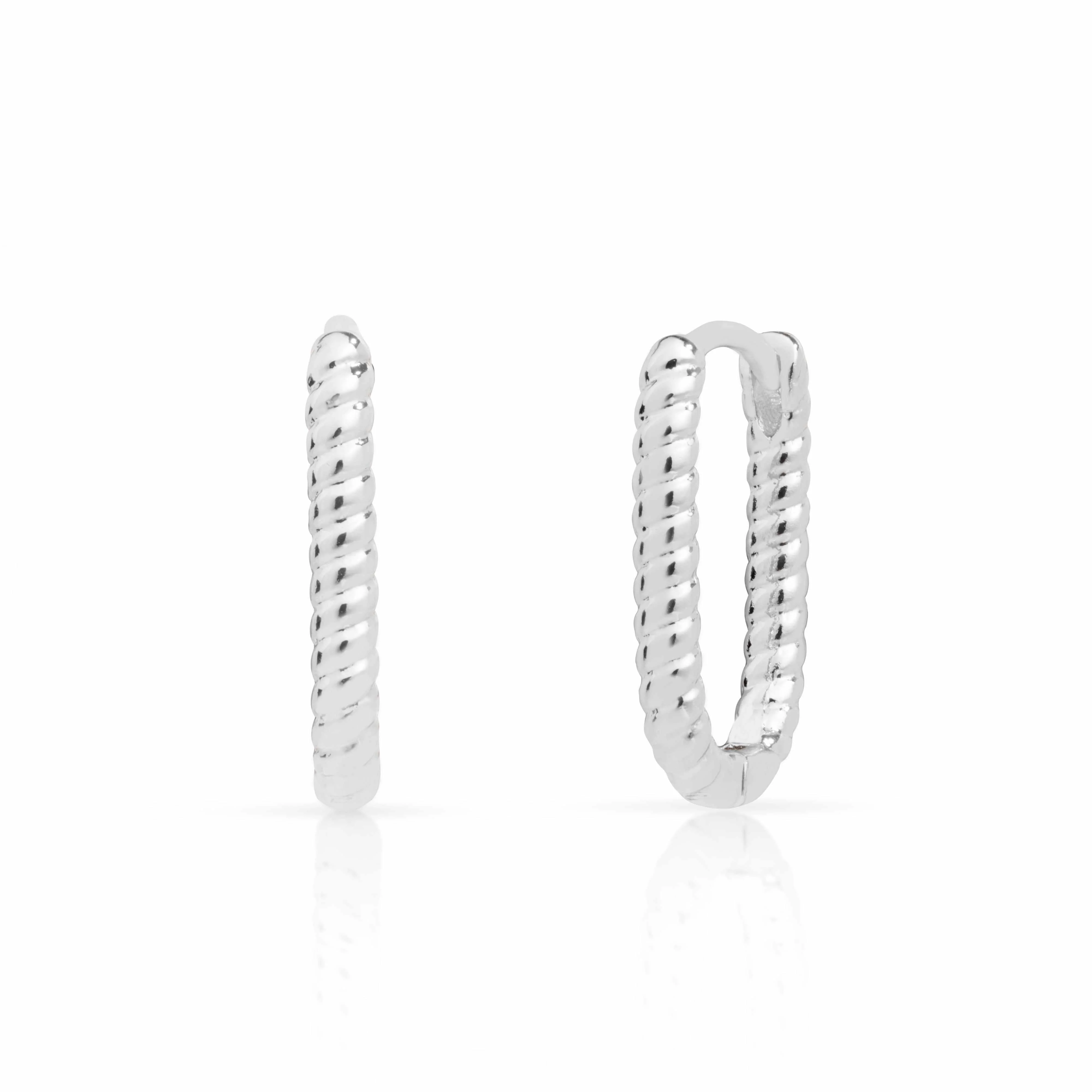 Paniz Rope Huggie Hoops - Image 2