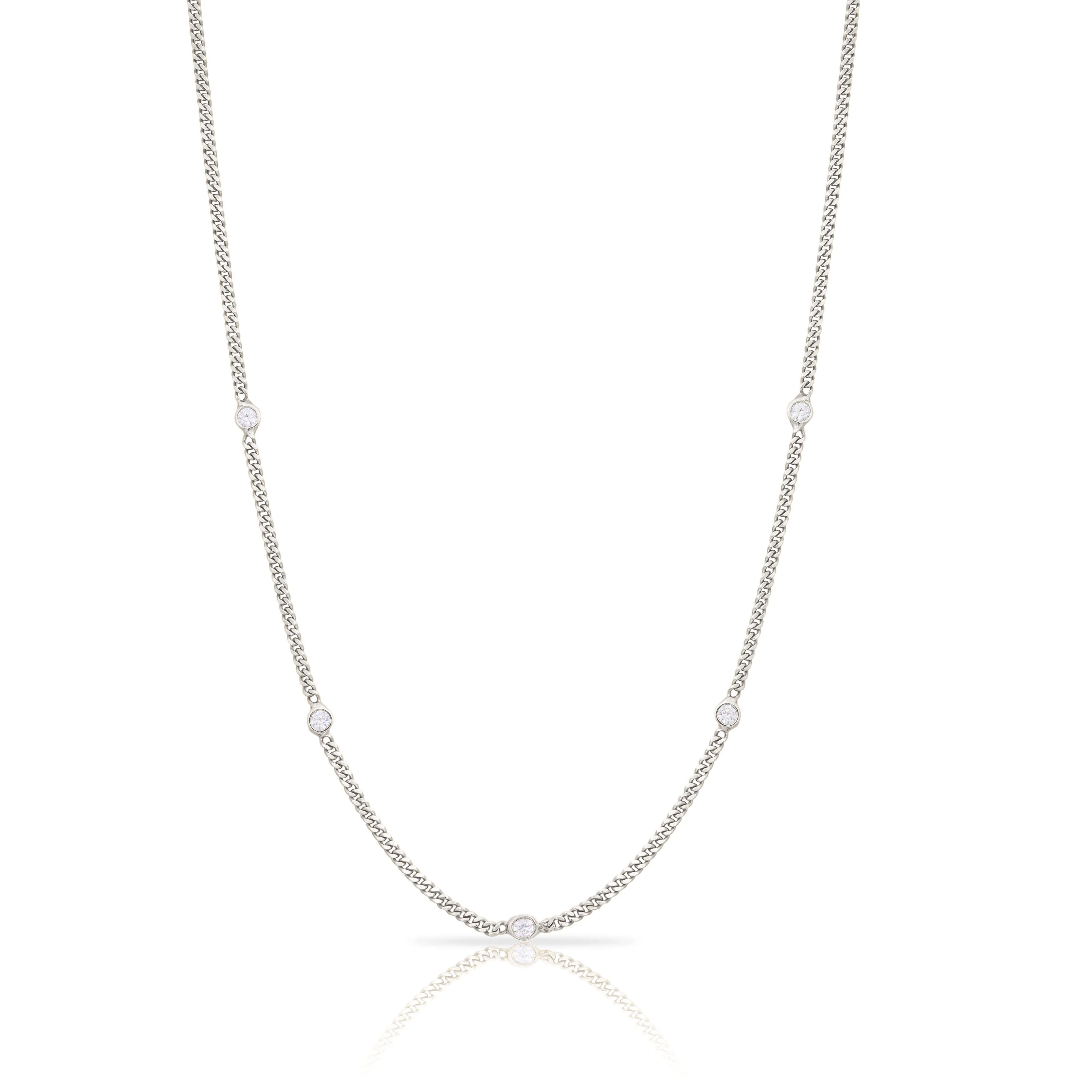 Saint link crystal necklace - Image 3